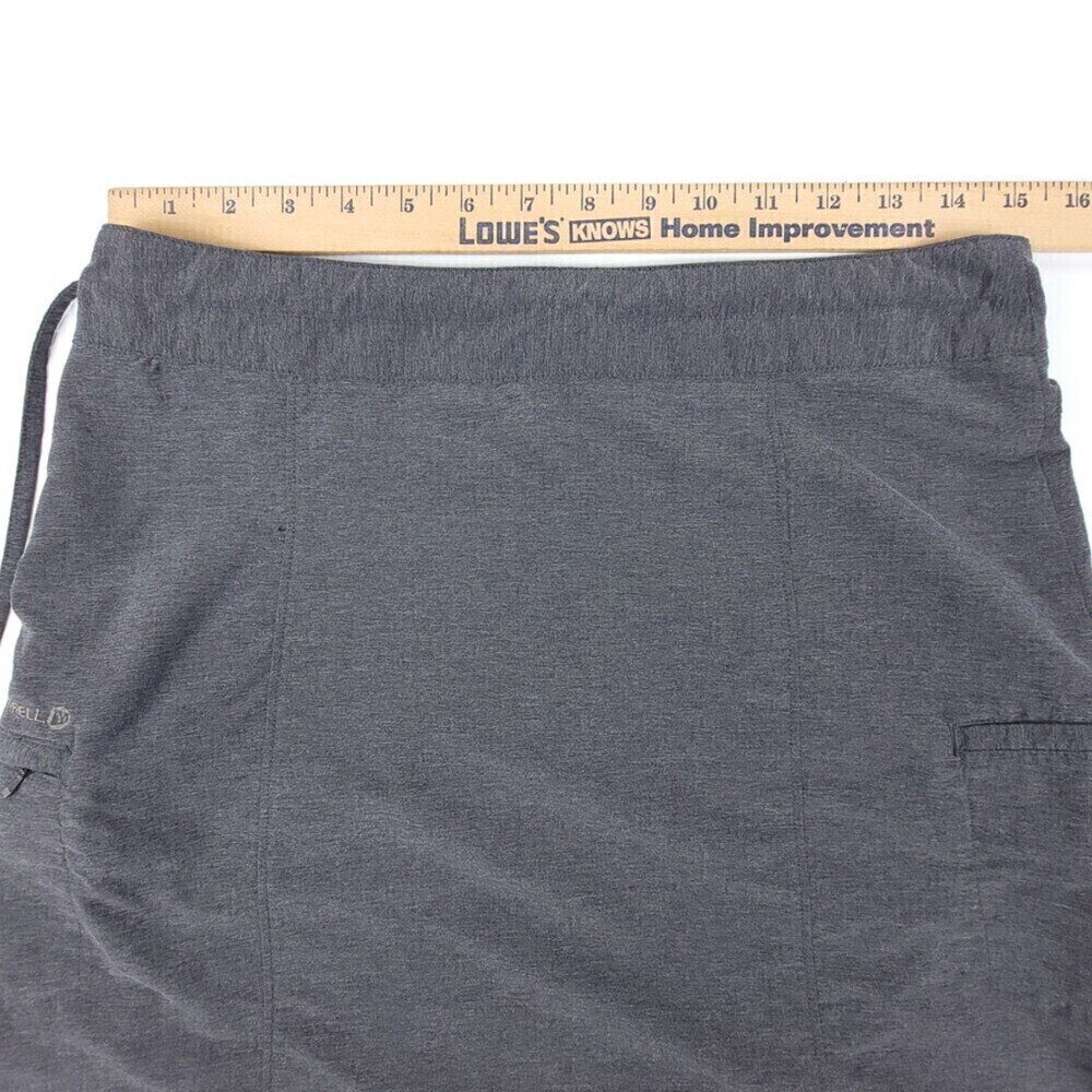 NEW Merrell Opti-Wick UPF 50 High Rise Hiking Ripstop Cargo Skirt Gray Womens 4 - Picture 3 of 9
